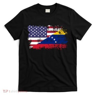 American Venezuela Flag Funny Gift T-Shirt