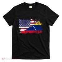 American Venezuela Flag Funny Gift T-Shirt thumb 0