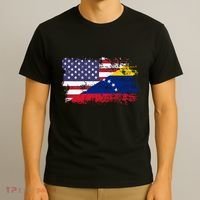 American Venezuela Flag Funny Gift T-Shirt thumb 3