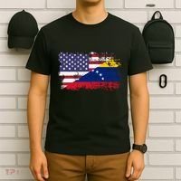 American Venezuela Flag Funny Gift T-Shirt thumb 6