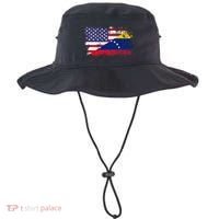 American Venezuela Flag Funny Gift Bucket Hat thumb 0