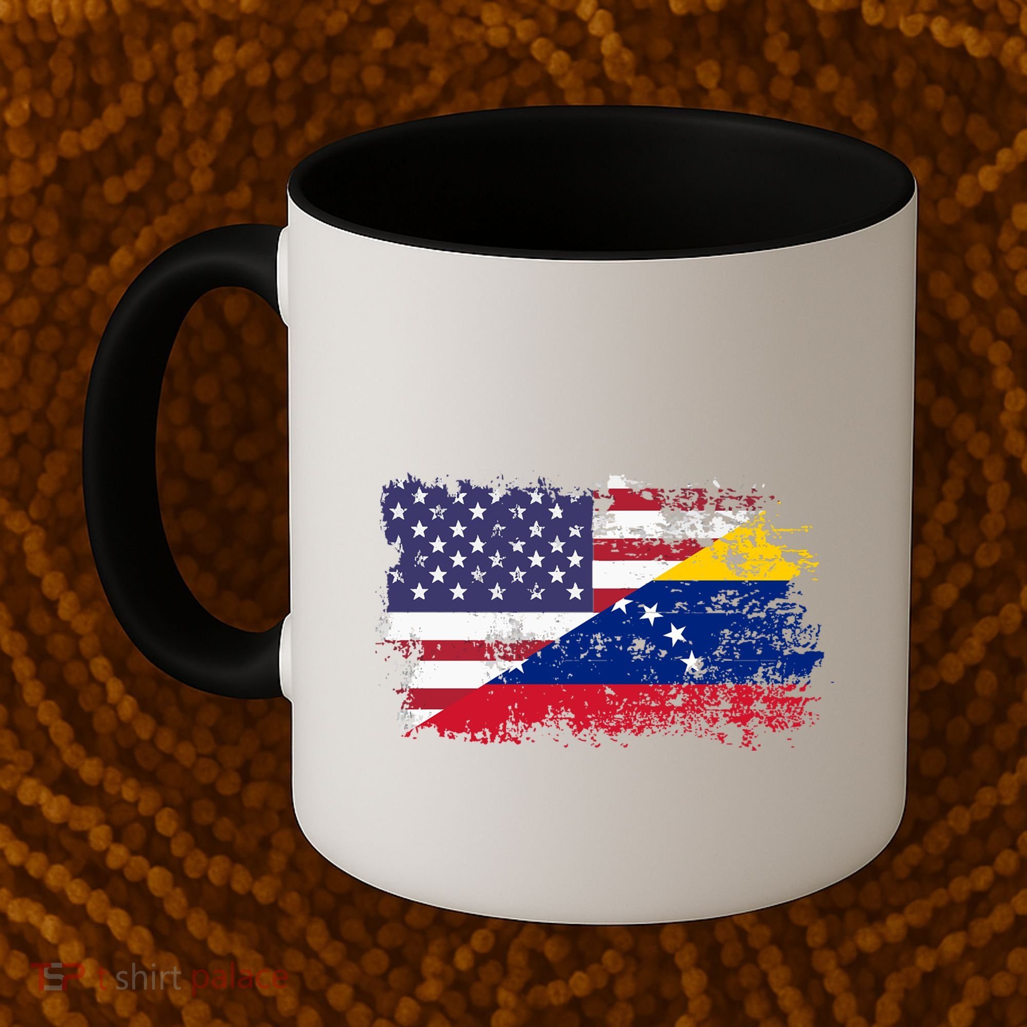 American Venezuela Flag Funny Gift Coffee Mug
