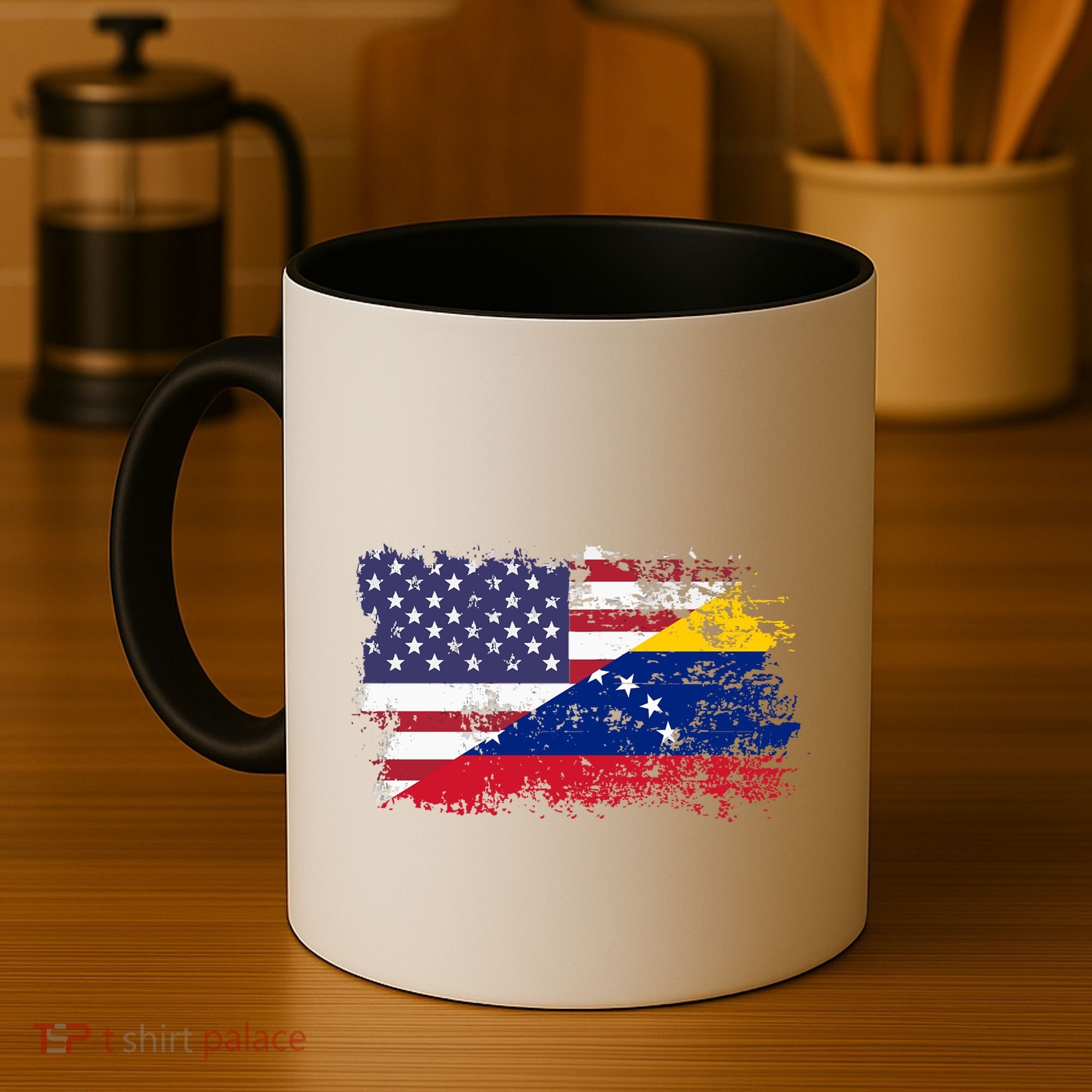 American Venezuela Flag Funny Gift Coffee Mug