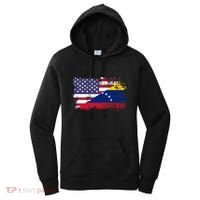 American Venezuela Flag Funny Gift Women's Hoodie thumb 0