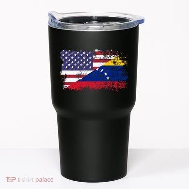 American Venezuela Flag Funny Gift Tumbler