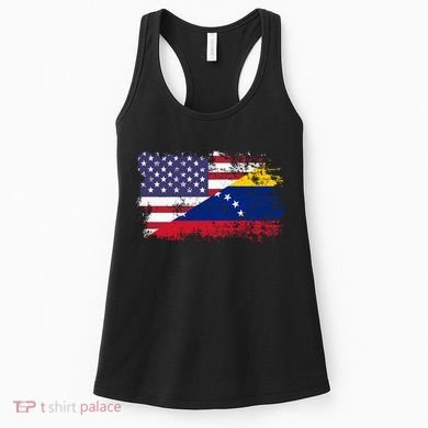 American Venezuela Flag Funny Gift Women's Tank Top