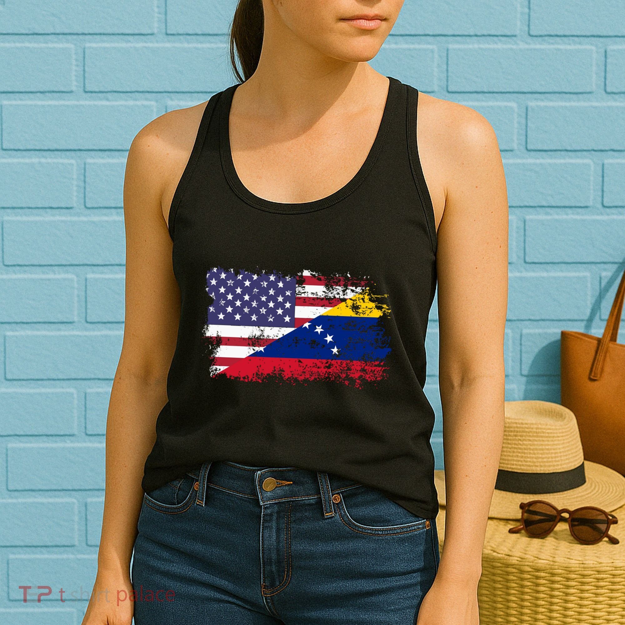 American Venezuela Flag Funny Gift Women's Tank Top