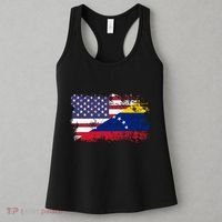 American Venezuela Flag Funny Gift Women's Tank Top thumb 3