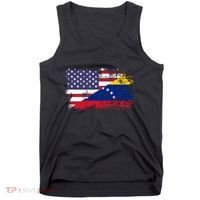 American Venezuela Flag Funny Gift Tank Top thumb 0