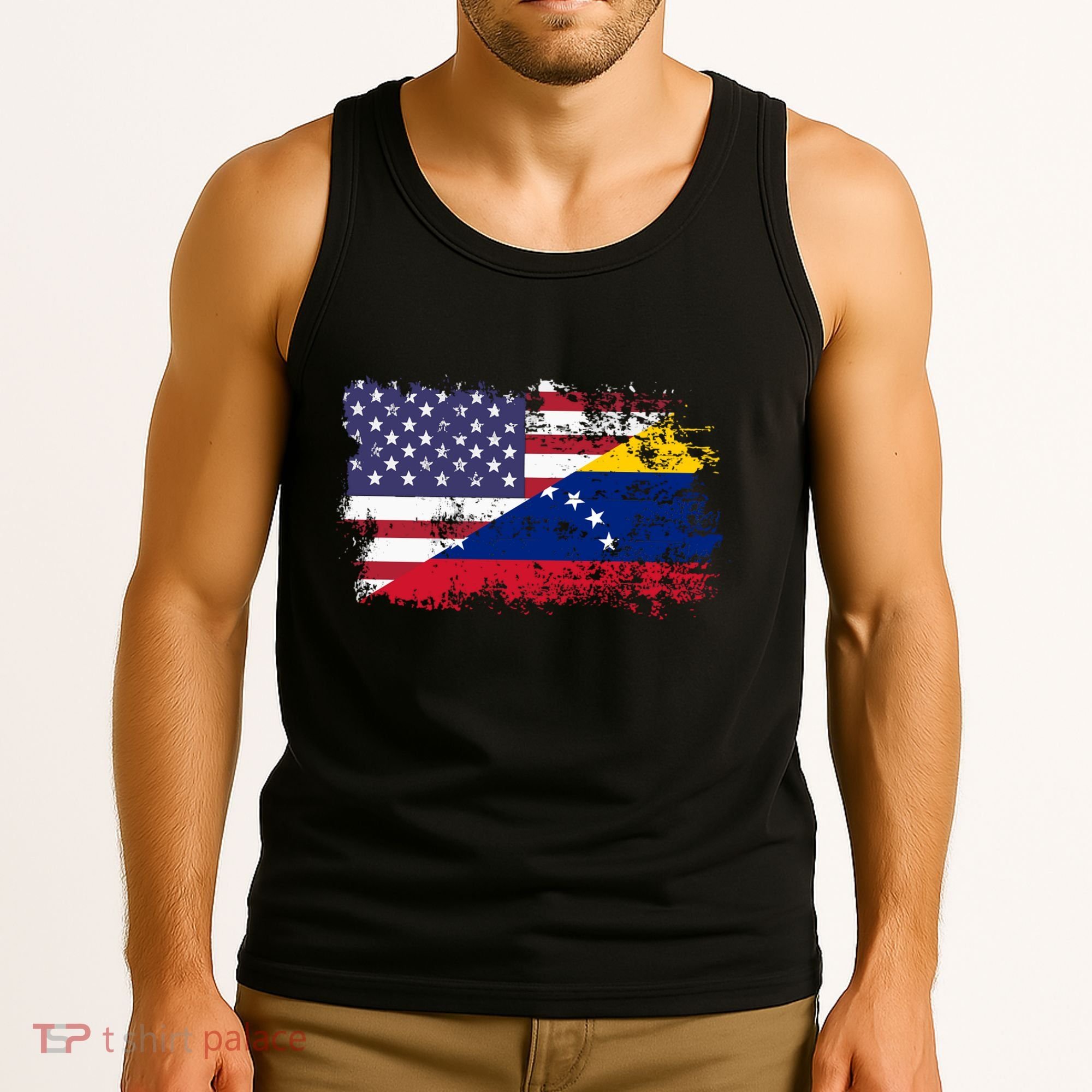 American Venezuela Flag Funny Gift Tank Top