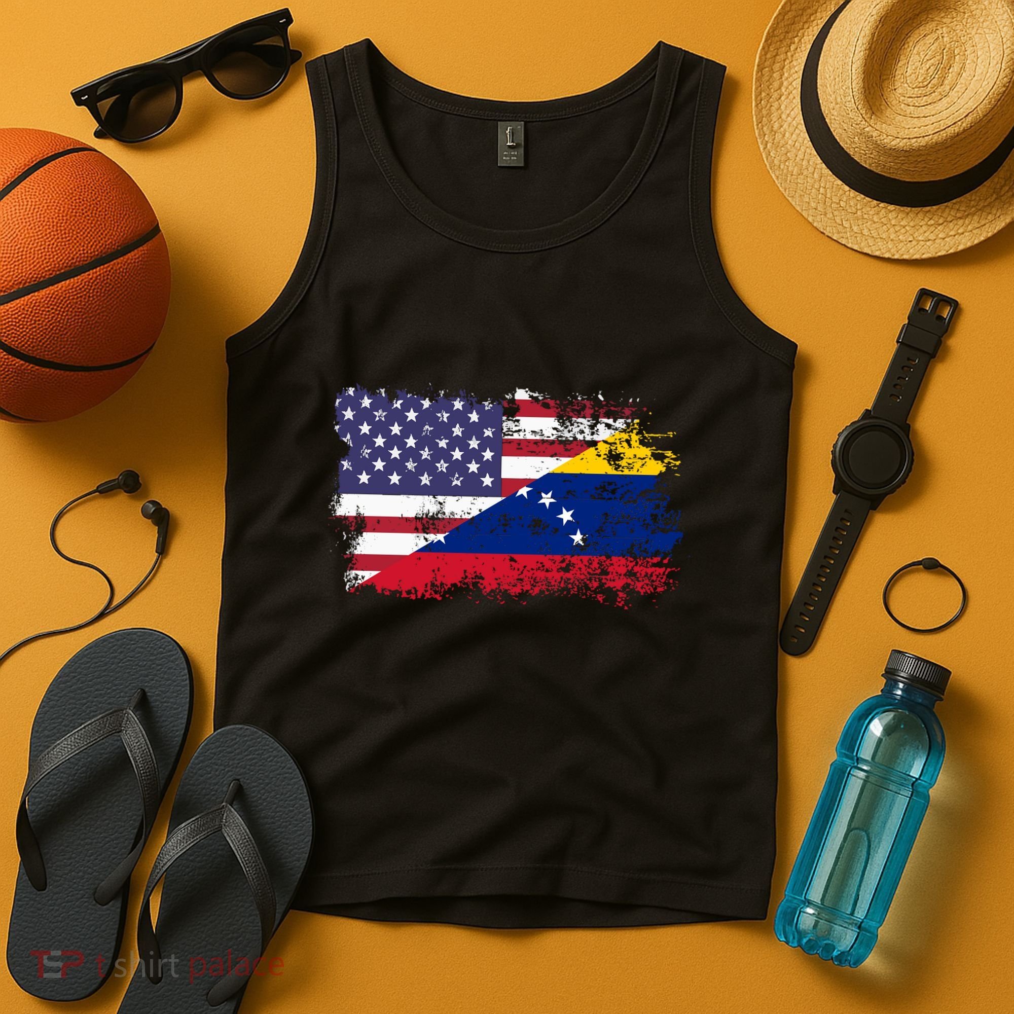 American Venezuela Flag Funny Gift Tank Top