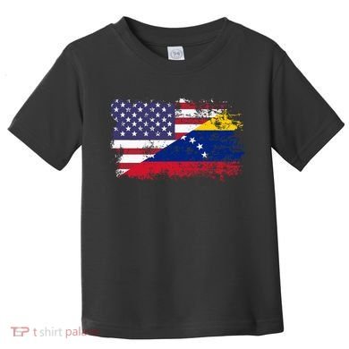 American Venezuela Flag Funny Gift Toddler T-Shirt