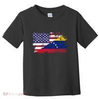 American Venezuela Flag Funny Gift Toddler T-Shirt thumb 0