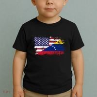 American Venezuela Flag Funny Gift Toddler T-Shirt thumb 2