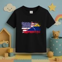 American Venezuela Flag Funny Gift Toddler T-Shirt thumb 3