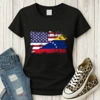 American Venezuela Flag Funny Gift Women's T-Shirt thumb 3