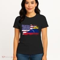 American Venezuela Flag Funny Gift Women's T-Shirt thumb 4