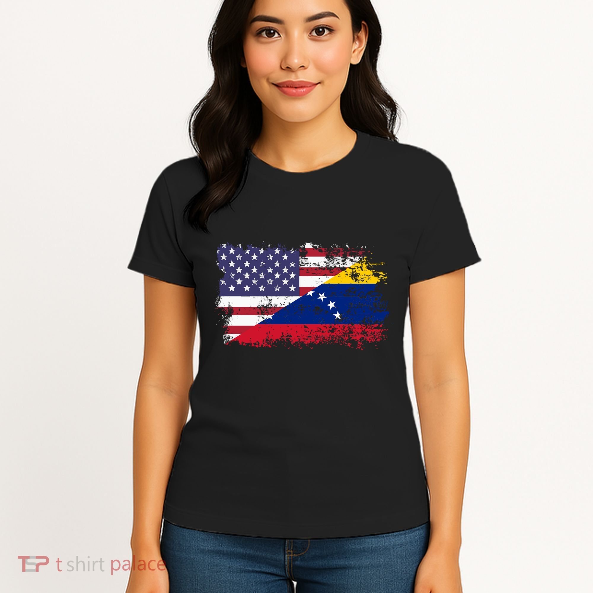 American Venezuela Flag Funny Gift Women's T-Shirt