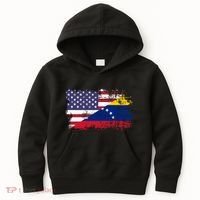 American Venezuela Flag Funny Gift Kids Hoodie thumb 0