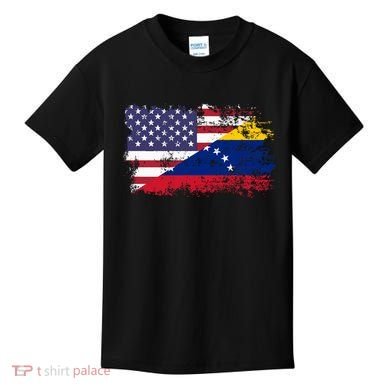 American Venezuela Flag Funny Gift Kids T-Shirt