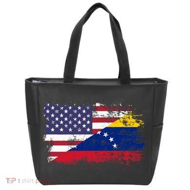 American Venezuela Flag Funny Gift Tote Bag