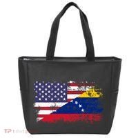 American Venezuela Flag Funny Gift Tote Bag thumb 0