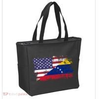 American Venezuela Flag Funny Gift Tote Bag thumb 2