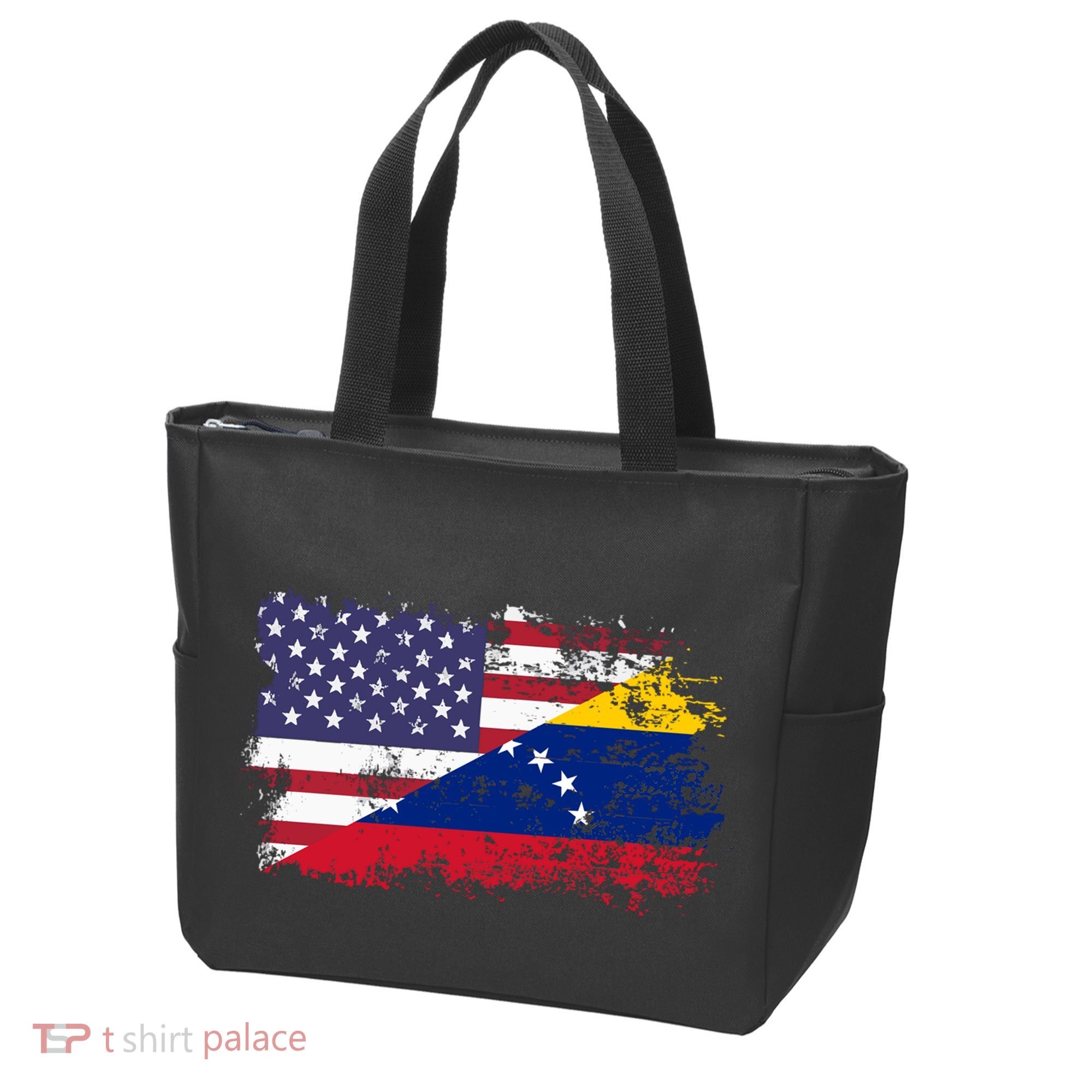 American Venezuela Flag Funny Gift Tote Bag