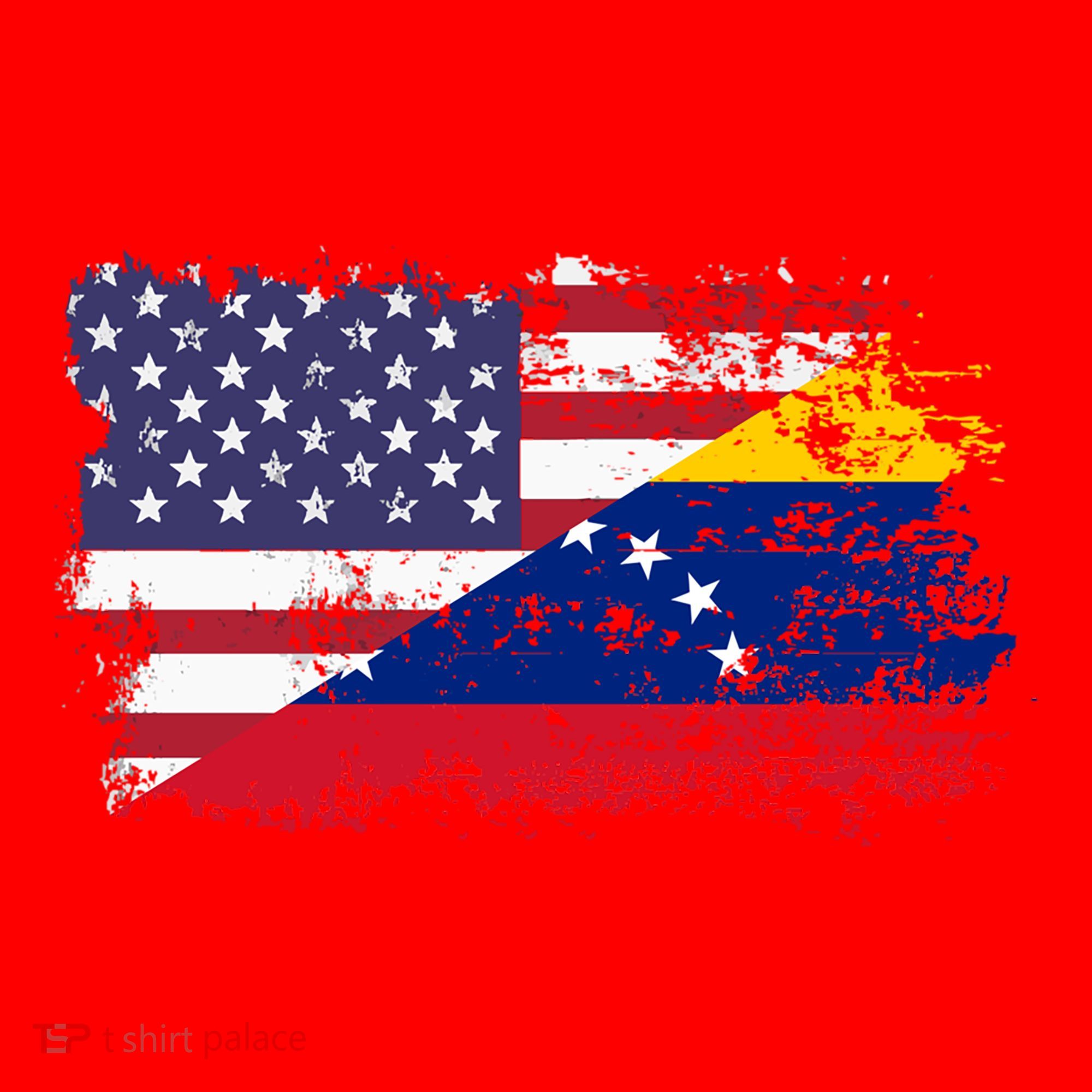 American Venezuela Flag Funny Gift Santa Hat