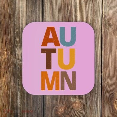 Autumn Vintage Fall Coaster