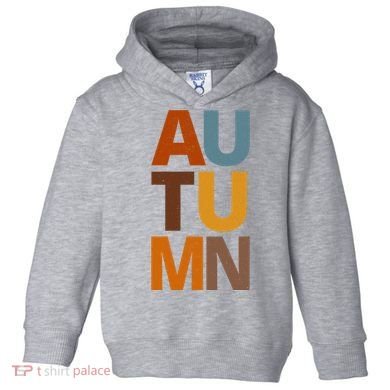 Autumn Vintage Fall Toddler Hoodie