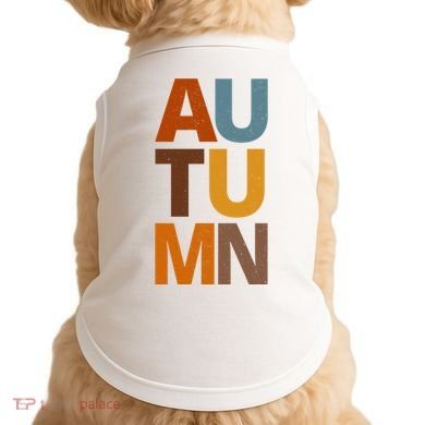Autumn Vintage Fall Doggie Tank