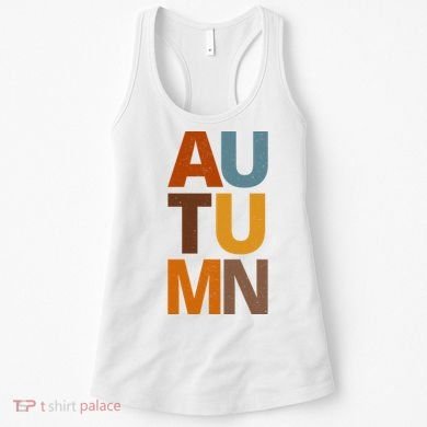Autumn Vintage Fall Women's Tank Top