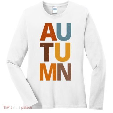 Autumn Vintage Fall Women's Long Sleeve Shirt