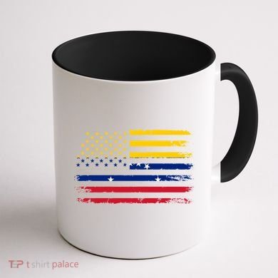 American Venezuela Flag Cute Gift Coffee Mug back