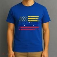 American Venezuela Flag Cute Gift T-Shirt thumb 3