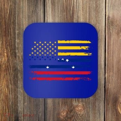 American Venezuela Flag Cute Gift Coaster