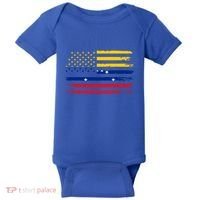 American Venezuela Flag Cute Gift Baby Bodysuit thumb 0