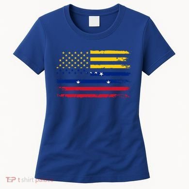American Venezuela Flag Cute Gift Women's T-Shirt