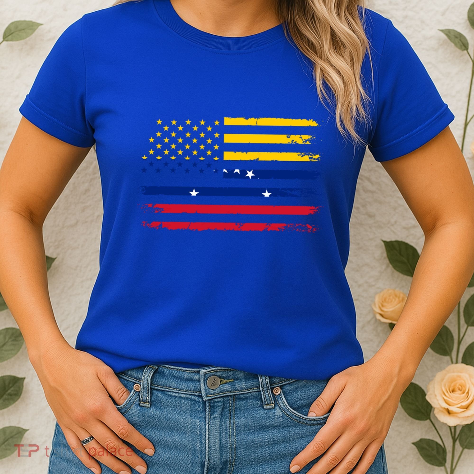 American Venezuela Flag Cute Gift Women's T-Shirt