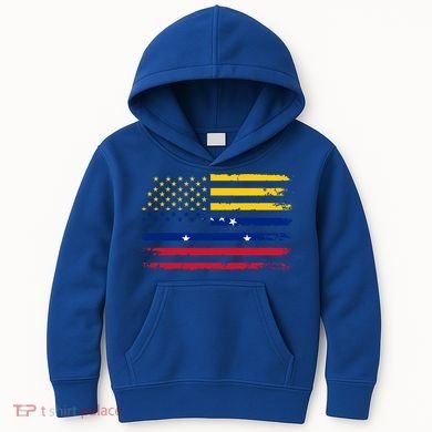 American Venezuela Flag Cute Gift Kids Hoodie