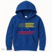 American Venezuela Flag Cute Gift Kids Hoodie thumb 0