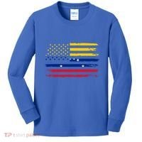 American Venezuela Flag Cute Gift Kids Long Sleeve Shirt thumb 0