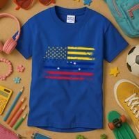 American Venezuela Flag Cute Gift Kids T-Shirt thumb 3
