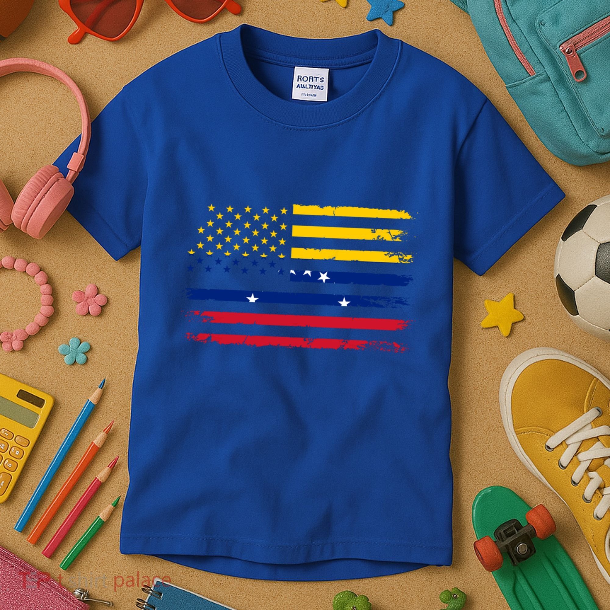 American Venezuela Flag Cute Gift Kids T-Shirt