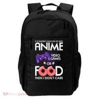 Anime Video Games And Food Lover Backpack thumb 0