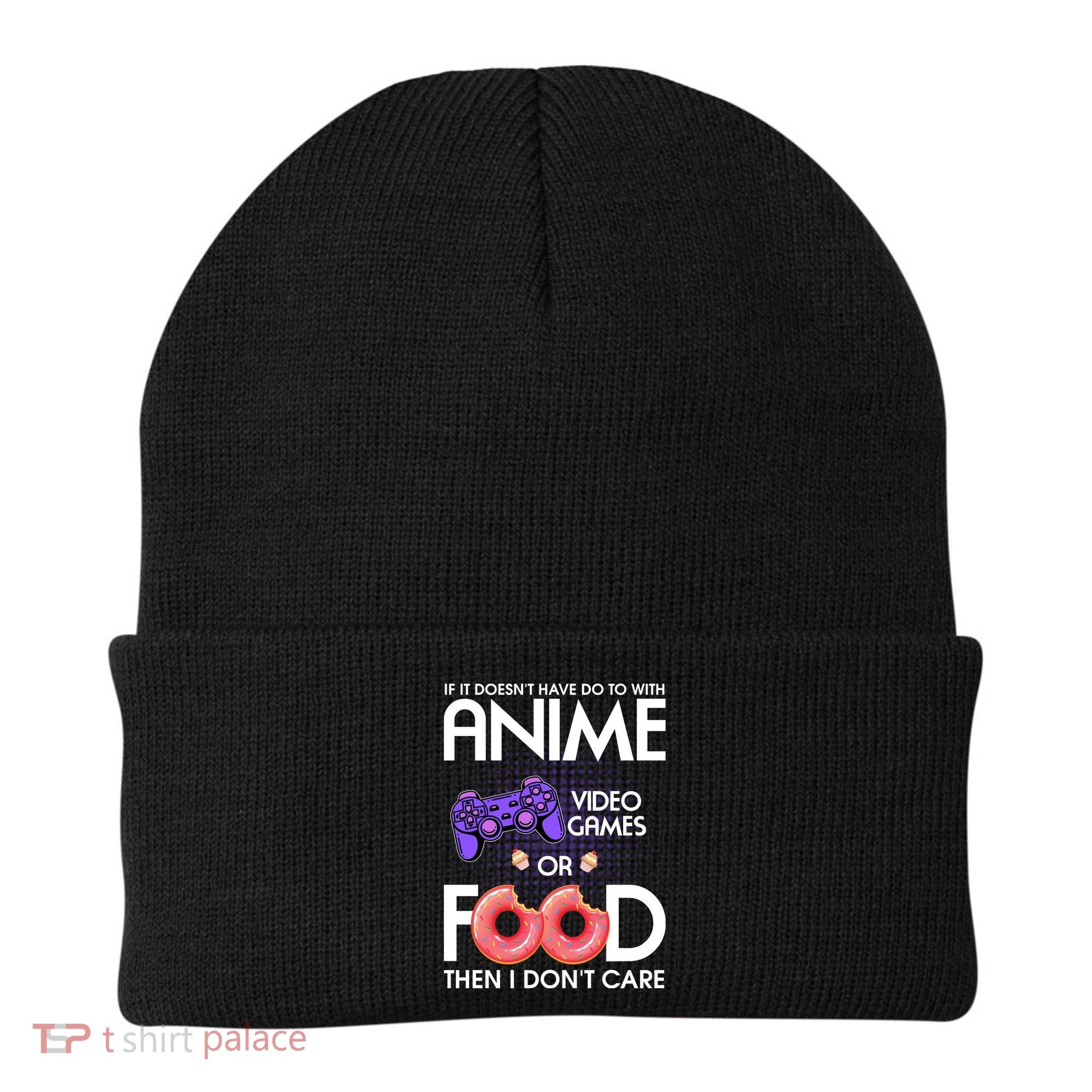Anime Video Games And Food Lover Beanie
