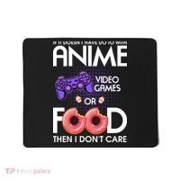 Anime Video Games And Food Lover Mousepad thumb 0
