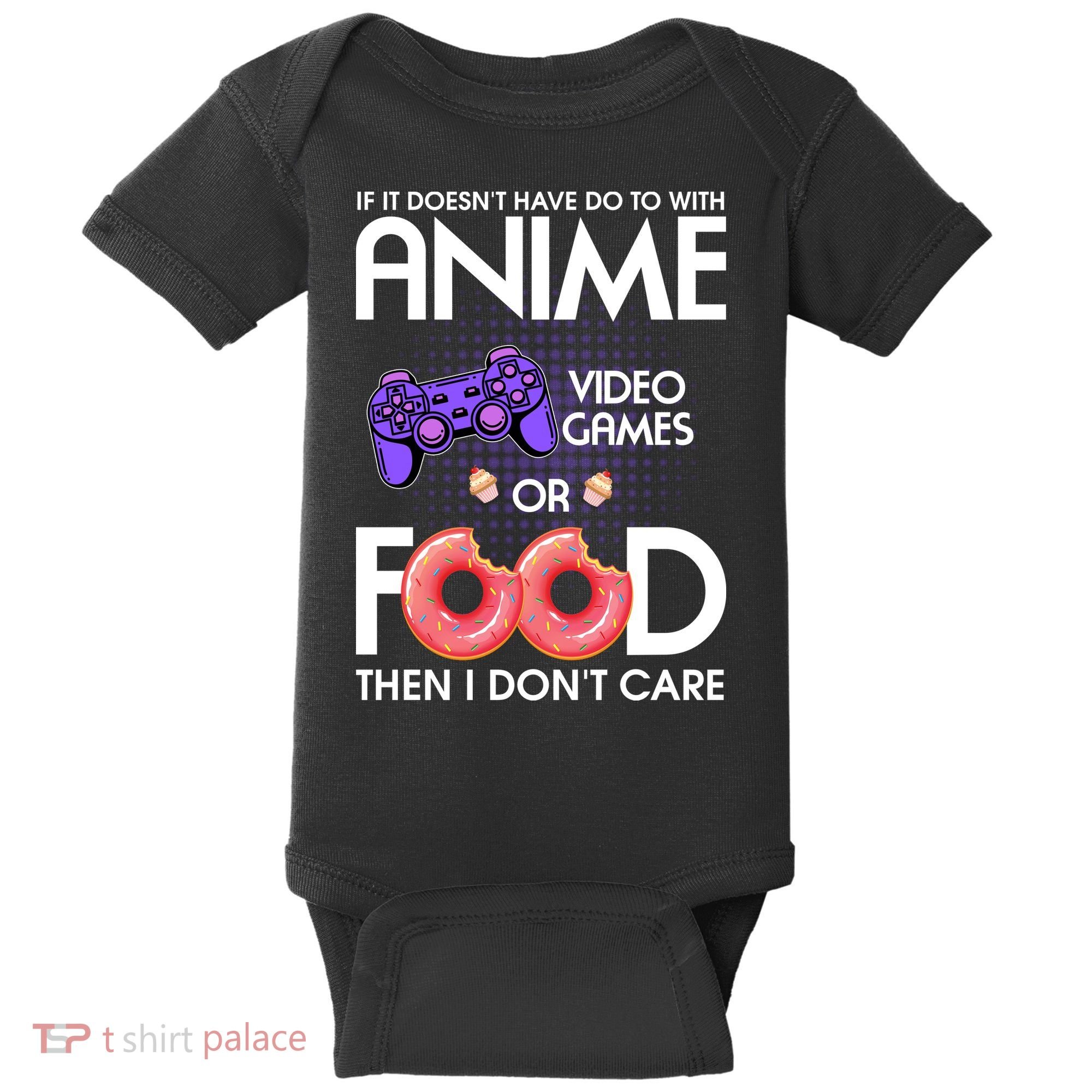 Anime Video Games And Food Lover Baby Bodysuit