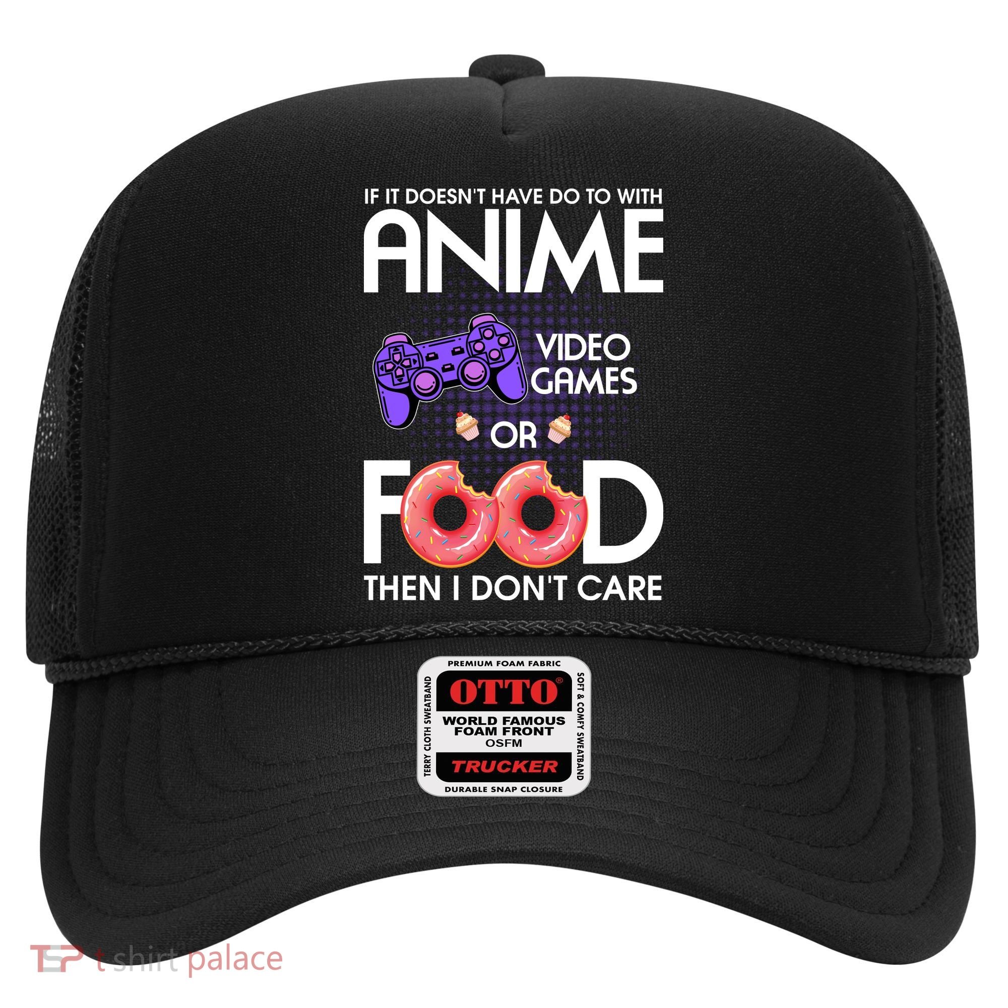 Anime Video Games And Food Lover Hat